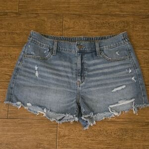 Aerie Daydream Blue Jean Shorts